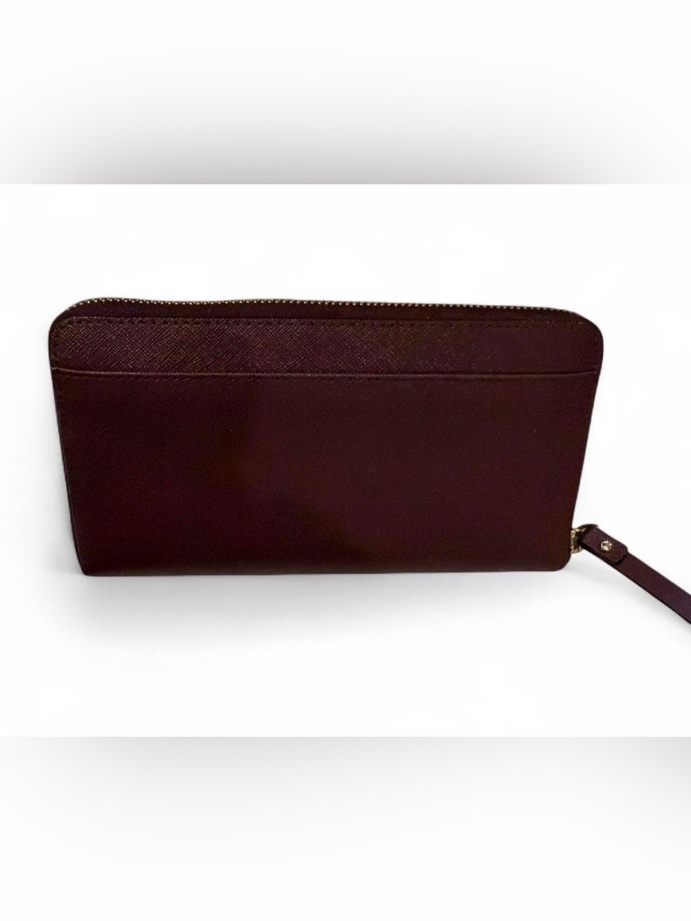Kate Spade Zip-Around Wallet in Deep Burgundy - Picture 2 of 8